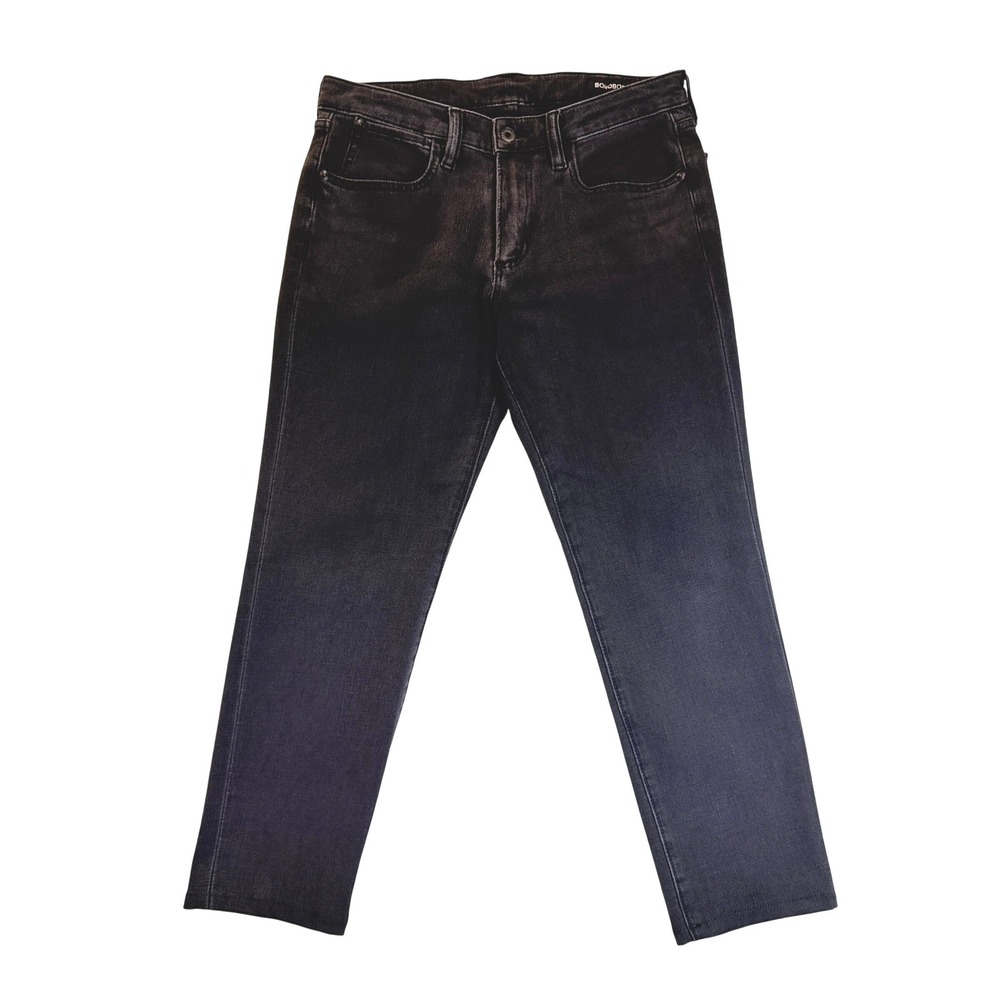 Bonobos Jeans Mens 30x25 Black Stretch Denim Slim Straight BDB109